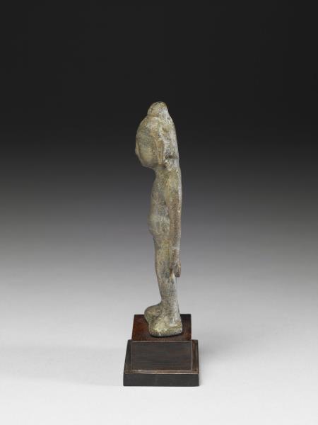 巴基斯坦 斯瓦特 七~八世紀 青銅誕生佛像