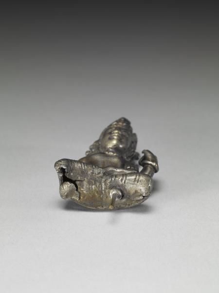 西北印度 喀什米爾 九~十世紀 錫合金菩薩坐像