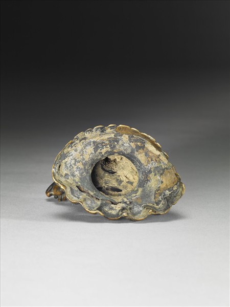 銅嵌銀彌勒菩薩坐像