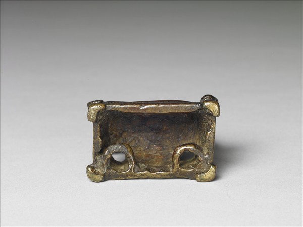 青銅嵌銀與紅銅毘俱胝