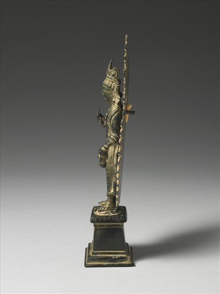 巴基斯坦 斯瓦特 六世紀風格 銅合金彌勒菩薩立像