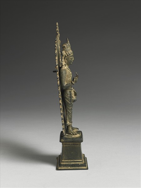 巴基斯坦 斯瓦特 六世紀風格 銅合金彌勒菩薩立像