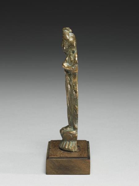 日本 江戶時代 十七世紀或更晚 銅鎏金菩薩立像