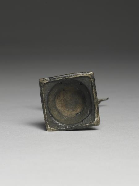 爪哇 室利佛逝 十二世紀風格 銀鎏金濕婆神立像