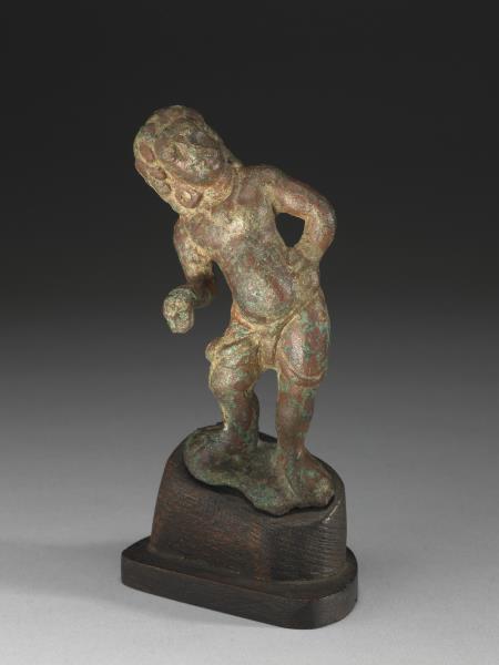 西北印度 喀什米爾 八世紀 青銅印度教神衹立像