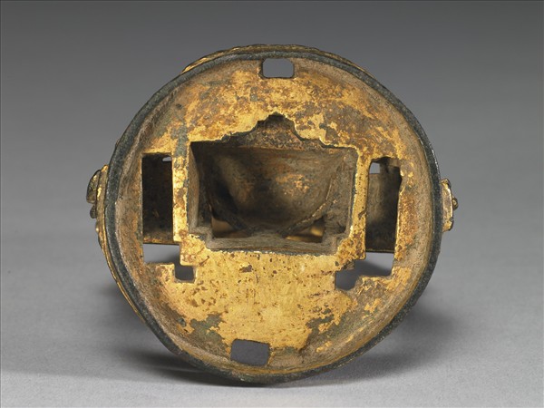 西印度 古加拉特 十~十二世紀 銅鎏金耆那教主巴濕伐那陀神龕