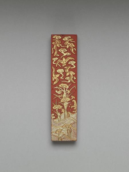 金漆龍紋硃墨- 故宮