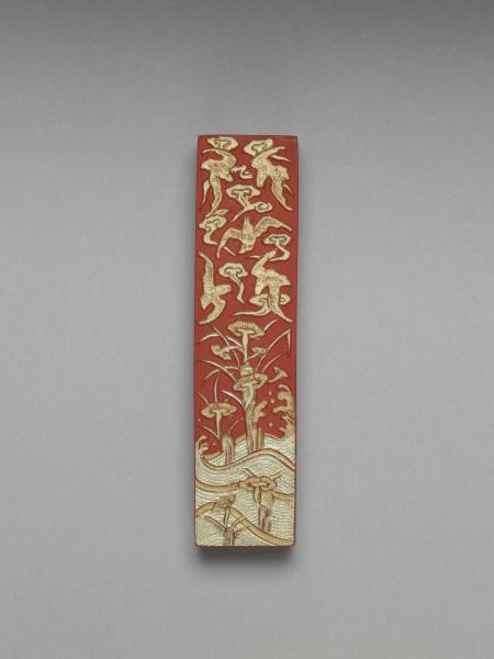 金漆龍紋硃墨- 故宮