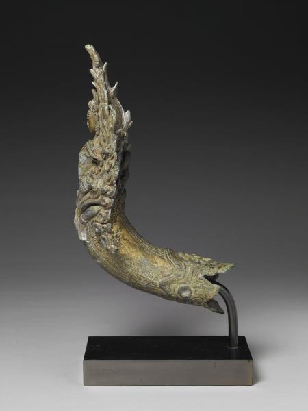 柬埔寨 巴揚 十二~十三世紀風格 銅鎏金肩輿配件