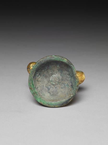 中國 北魏 四－五世紀 銅鎏金佛坐像