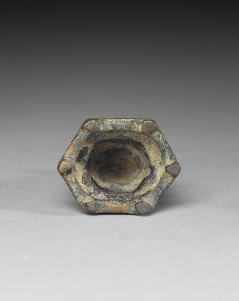 中國 明代 洪武二十九年 (1396) 銅鎏金佛坐像