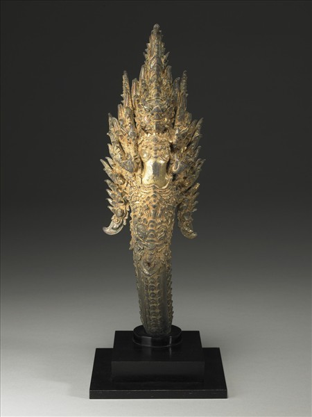 柬埔寨 巴揚 十二~十三世紀風格 銅鎏金肩輿配件