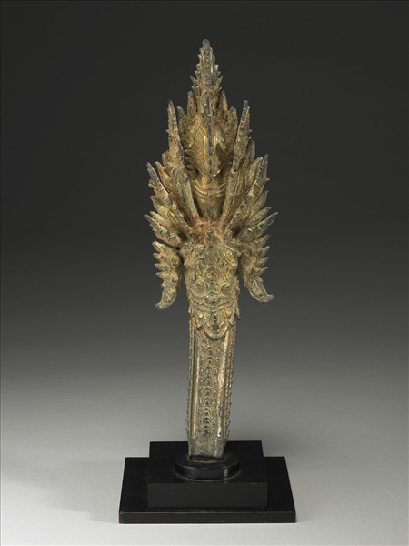 柬埔寨 巴揚 十二~十三世紀風格 銅鎏金肩輿配件