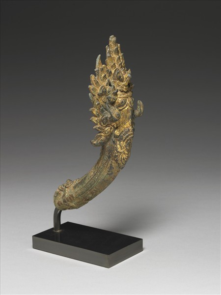 柬埔寨 巴揚 十二~十三世紀風格 銅鎏金肩輿配件