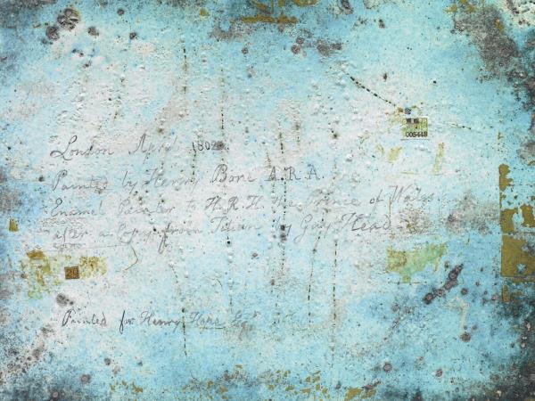 仿提香「烏比諾的維納斯」琺瑯畫