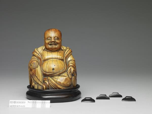 象牙雕布袋和尚