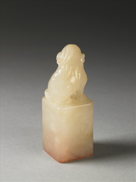 壽山石「靜觀」印