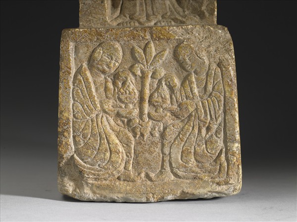 黃花石坐佛四面龕像