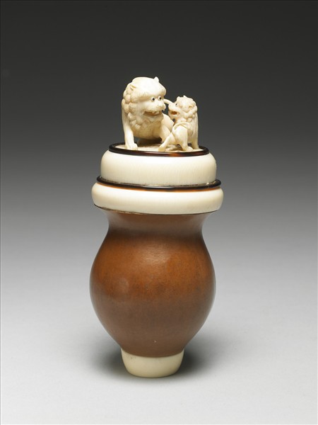 葫蘆嵌象牙蟋蟀盒