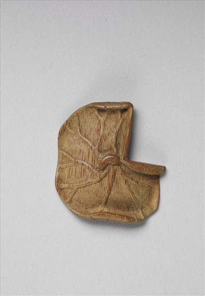 竹雕荷葉式印矩