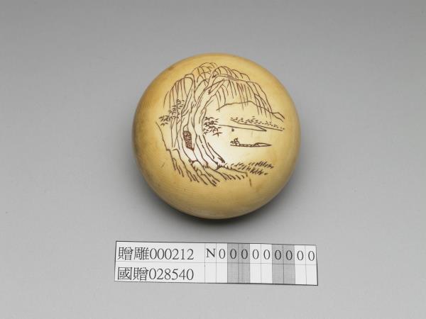 象牙雕印泥盒- 故宮