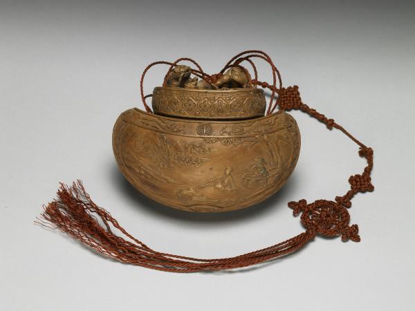 木雕腰果式荷包