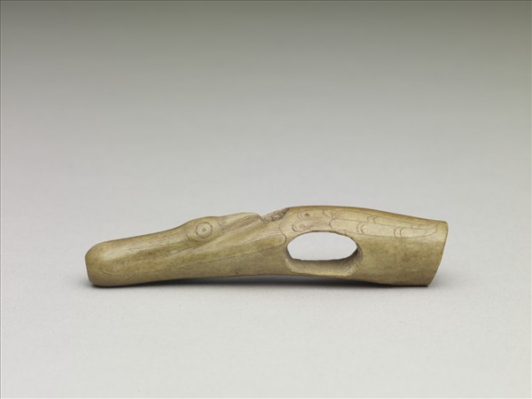 牙雕回首雁嵌件