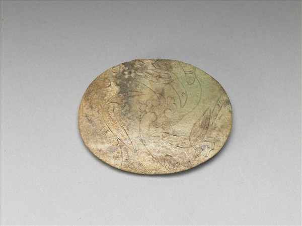 骨雕三鳥紋嵌片