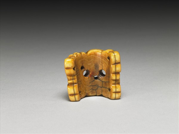 象牙雕鳥紋臂擱