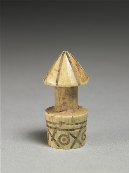 象牙雕圈點紋嵌件