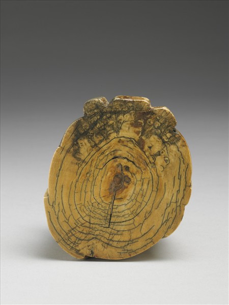 象牙雕泥金太白像