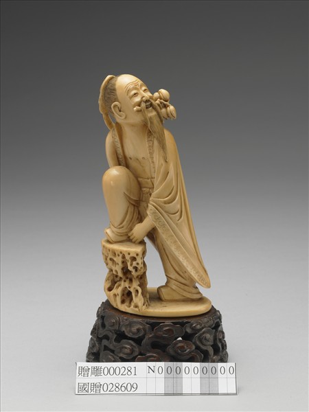 象牙雕東方朔偷桃