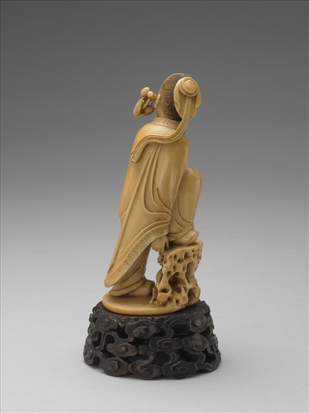 象牙雕東方朔偷桃