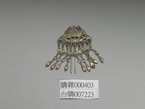 銀銅合金番蓮步搖