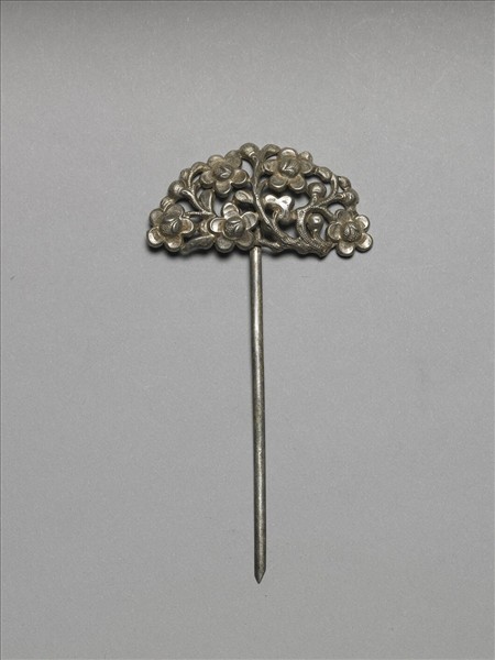 銀銅合金梅花簪