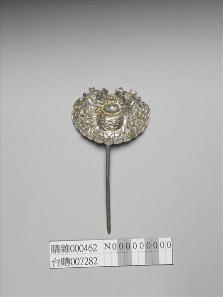 銀銅合金蝙蝠簪