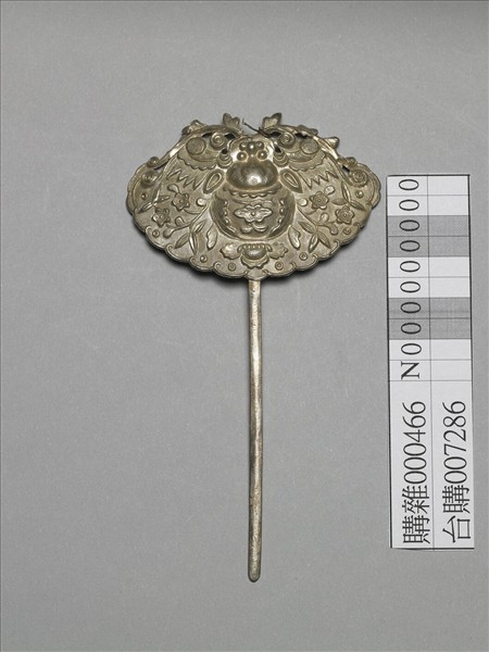 銀銅合金蝙蝠簪