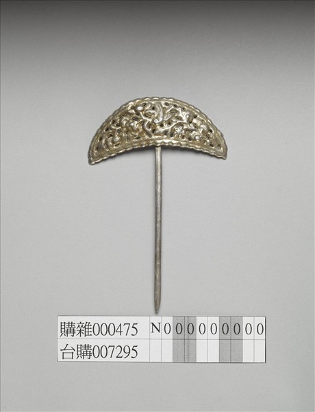 銀銅合金喜上眉梢簪