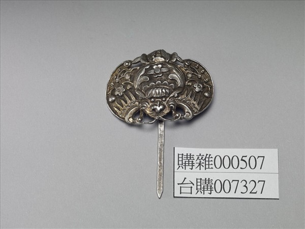 銀銅合金蝙蝠簪