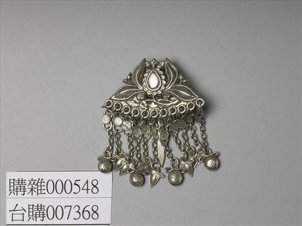 銀銅合金番蓮步搖