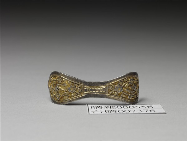 銀銅合金梅花扁簪