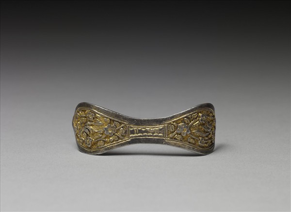 銀銅合金梅花扁簪