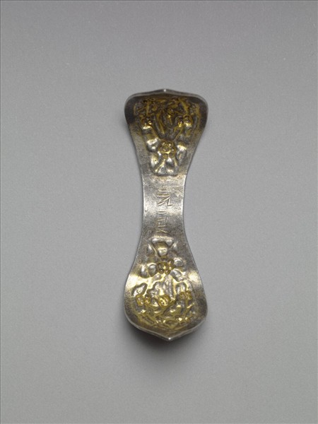 銀銅合金梅花扁簪