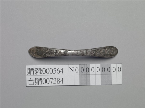 銀銅合金花卉扁簪