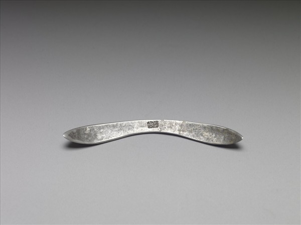 銀銅合金花卉扁簪