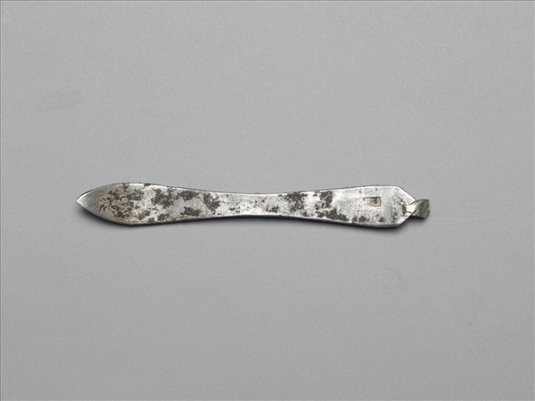 銀銅合金花卉扁簪