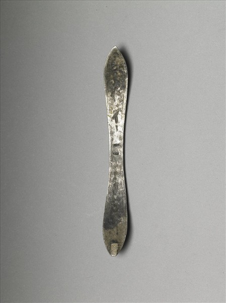 銀銅合金喜上眉梢扁簪