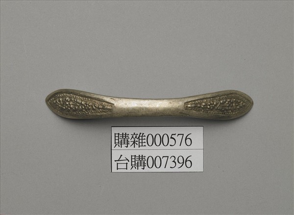 銀銅合金花卉扁簪