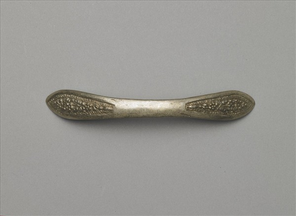 銀銅合金花卉扁簪