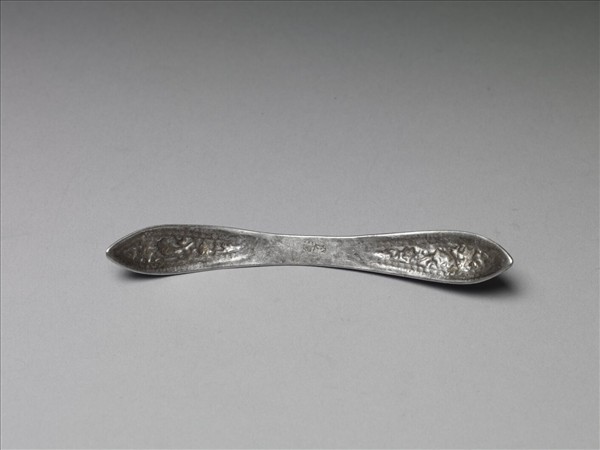 銀銅合金喜上眉梢扁簪